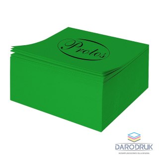 Protos Kostka papierowa Origami zielony [mm:] 84x84x 30 Protos