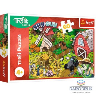 Trefl Puzzle Trefliki Na farmie 60 el. Trefl (17402)