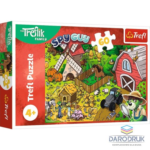 Trefl Puzzle Trefliki Na farmie 60 el. Trefl (17402)