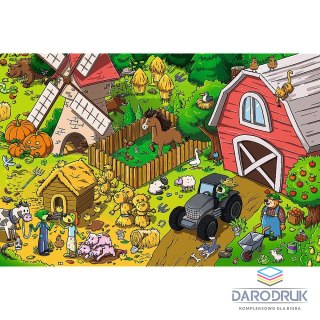 Trefl Puzzle Trefliki Na farmie 60 el. Trefl (17402)