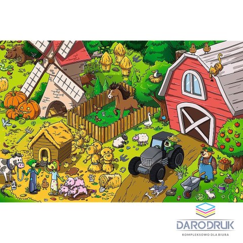 Trefl Puzzle Trefliki Na farmie 60 el. Trefl (17402)
