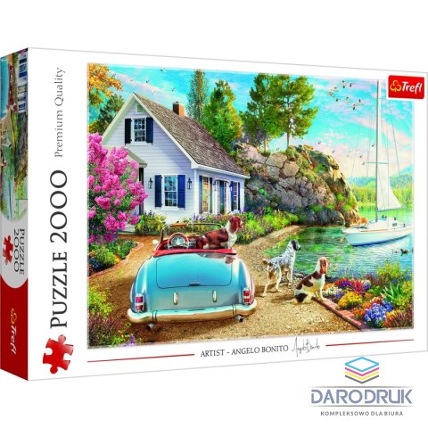 Trefl Puzzle Wakacyjna przystań 2000 el. Trefl (27124)