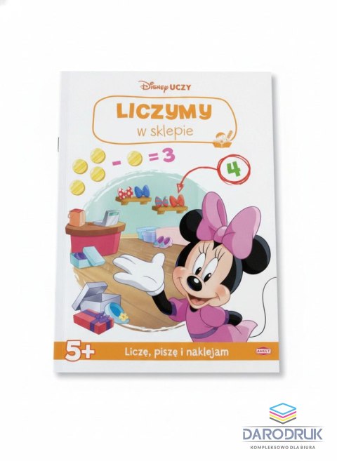 Ameet Książka dla dzieci Disney Uczy. Minnie. Liczymy w warsztacie Ameet (ULI 9302)
