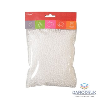 Arpex Ozdoba styropianowa kuleczki 10g białe Arpex (BN4949)
