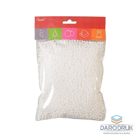Arpex Ozdoba styropianowa kuleczki 10g białe Arpex (BN4949)