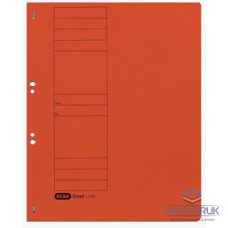Elba Skoroszyt A4 oczkowy pomarańczowy karton 250g Elba (100551874)