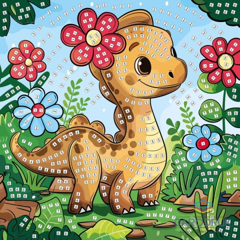 Fun&Joy Mozaika dino Fun&Joy