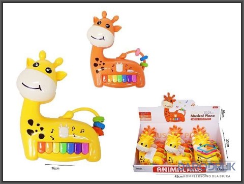 Hipo Pianino żyrafa 16cm 2 kolory Hipo (H13866)