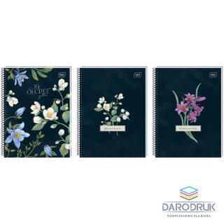 Interdruk Kołozeszyt (kołonotatnik) A5 FiORI Hybrid 100k. 70g krata Interdruk (z perforacją)