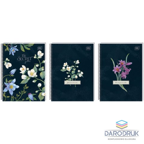 Interdruk Kołozeszyt (kołonotatnik) A5 FiORI Hybrid 100k. 70g krata Interdruk (z perforacją)