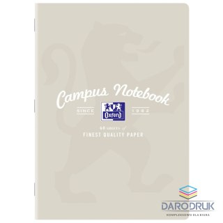 Oxford Zeszyt A4 CAMPUS PASTEL 60k. 90g krata [mm:] 207x294 Oxford (400160108)