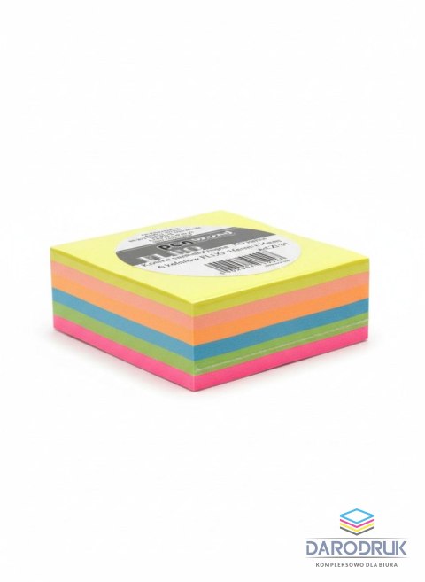 Penword Notes samoprzylepny (karteczki) 6 kol. fluo mix 300k [mm:] 76x76 Penword (ZI-31)
