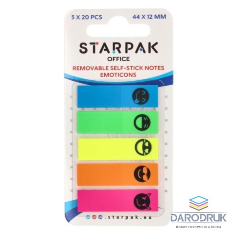 Starpak Zakładki indeksujące 100k [mm:] 44x12 Starpak (472874)