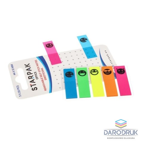 Starpak Zakładki indeksujące 100k [mm:] 44x12 Starpak (472874)