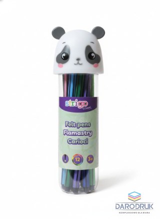 Strigo Flamaster PANDA 12 kol. Strigo (SSC476)
