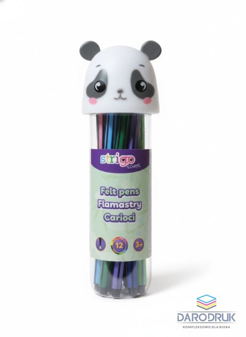 Strigo Flamaster PANDA 12 kol. Strigo (SSC476)