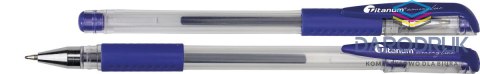 Titanum Długopis żelowy wkład niebieski 0,5mm Titanum (GPGBLUE ECONOMY)