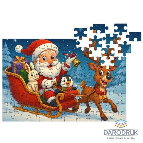 Alexander Puzzle Jingle Ride with Santa 90 el. Alexander (50875)