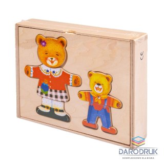 Anek Układanka drewniana Miś Anek (SPW83595)