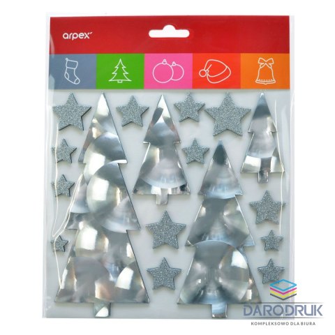 Arpex Ozdoba świąteczna dekoracja zimowa samoprzylepna Arpex (NR0509)