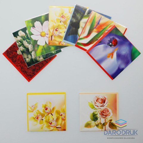 Art Nuvo Kartka składana [mm:] 155x155 Art Nuvo