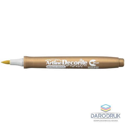 Artline Marker specjalistyczny metaliczny decorite wkład złoty pędzelek końcówka Artline (AR-035 9 6)