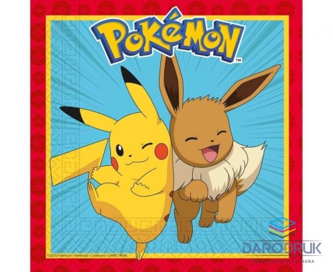 Godan Serwetki Pokemon mix papier [mm:] 330x330 Godan (98393)