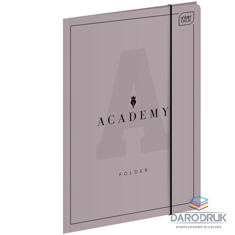 Interdruk Teczka kartonowa na gumkę ACADEMY A4+ mix Interdruk (TEGUFACADE)