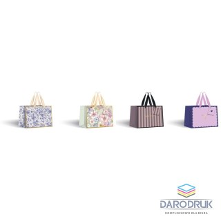Interdruk Torba prezentowa A5 GOLD 18x23x10 Interdruk (190g mała pozioma)