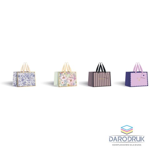 Interdruk Torba prezentowa A5 GOLD 18x23x10 Interdruk (190g mała pozioma)