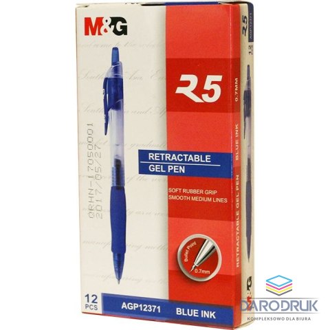 M&G Długopis G-7i R5 wkład niebieski 0,7mm M&G (AGP12371)