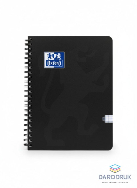 Oxford Notes (notatnik) A5 czarny 80k. krata Oxford (400192077)