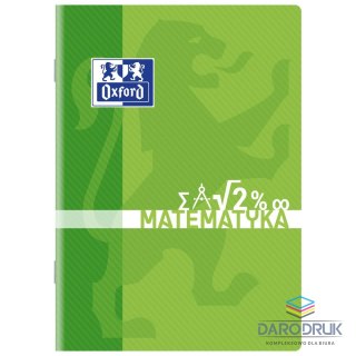 Oxford Zeszyt tematyczny A5 matematyka 60k. 90g krata Oxford (400092595)