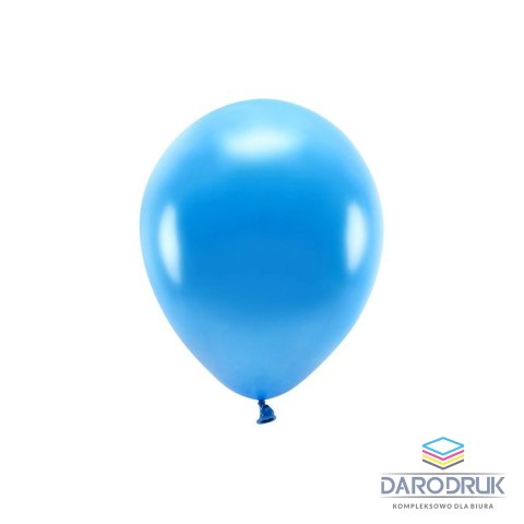 Partydeco Balon gumowy Metalizowane Eco Balloons niebieska 260mm Partydeco (ECO26M-001)