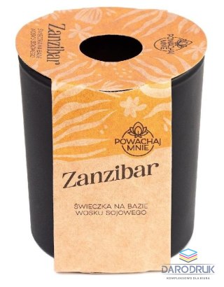 Pavoncella Świeczka ozdobna Powąchaj mnie Zanzibar 130ml Pavoncella (5905711530875)