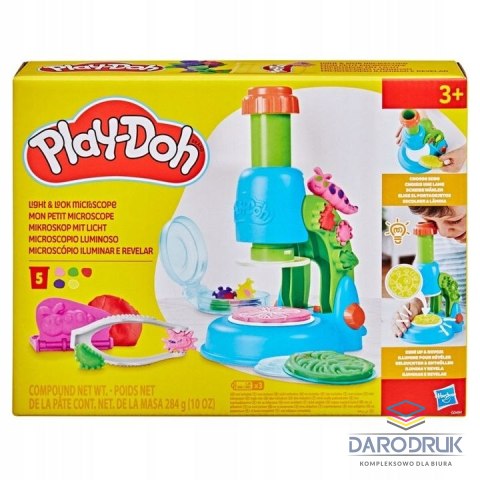 Playdoh Masa plastyczna dla dzieci Mikroskop świecący zestaw edukacyjny mix Playdoh (G0494)