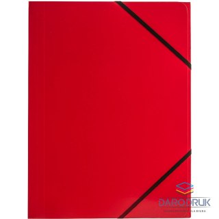 Tetis Teczka kartonowa na gumkę A4 czerwony 350g [mm:] 320x240 Tetis (BT600-C)