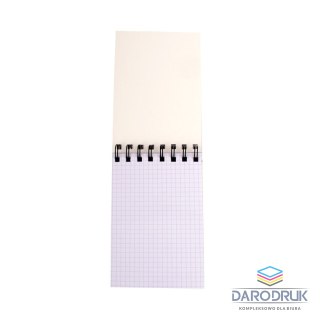 (nd) Kołozeszyt (kołonotatnik) A6 MONOCOLOR 96k. krata (nd) (5320)