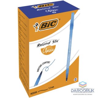 Bic Długopis olejowy Round Stic wkład niebieski 0,4mm Bic (921403)