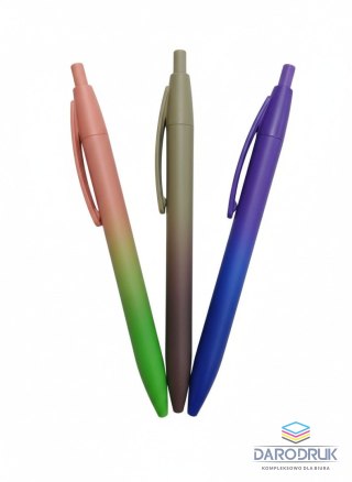 Cresco Długopis Rainbow 36 szt wkład niebieski 1,0mm Cresco (590746220270)