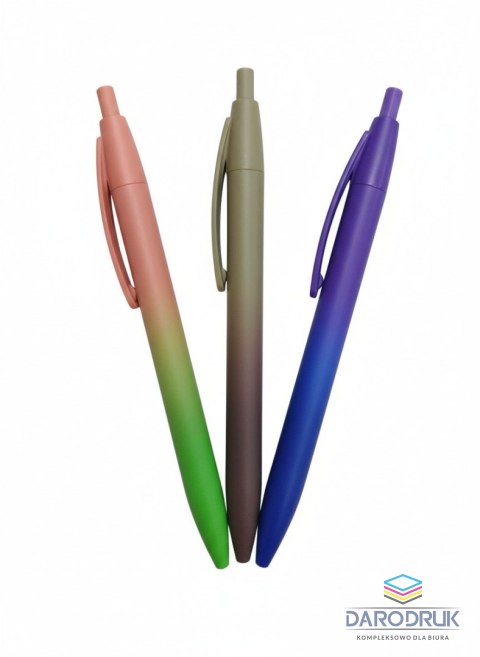 Cresco Długopis Rainbow 36 szt wkład niebieski 1,0mm Cresco (590746220270)
