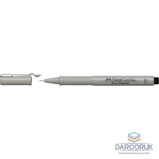 Faber Castell Cienkopis kreślarski Ecco Pigment wkład czarny 0,1mm 1kol. Faber Castell (FC166199)