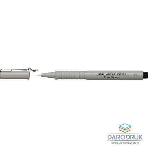 Faber Castell Cienkopis kreślarski Ecco Pigment wkład czarny 0,1mm 1kol. Faber Castell (FC166199)
