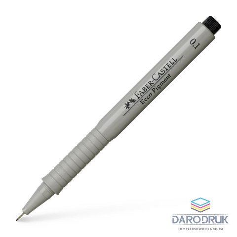 Faber Castell Cienkopis kreślarski Ecco Pigment wkład czarny 0,1mm 1kol. Faber Castell (FC166199)
