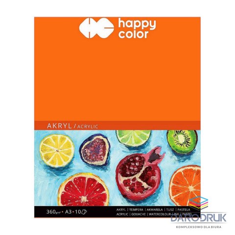 Happy Color Blok artystyczny A3 360g 10k Happy Color (HA 7836 3040-A10)