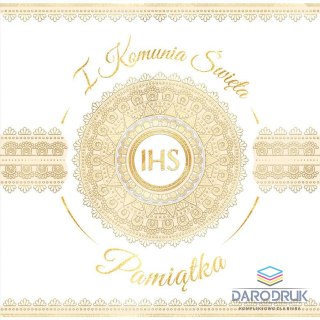 Henry Kartka składana kw KARNET KW WZ KOMUNIA HOSTIA Henry (5905701482191)