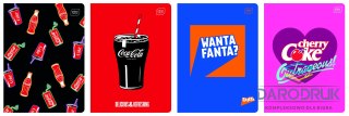 Interdruk Zeszyt A5 COCA COLA MAT+UV 32k. 70g krata Interdruk
