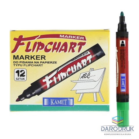 Kamet Marker do papieru wkład zielony 0,2mm okrągła końcówka Kamet (K-2103)