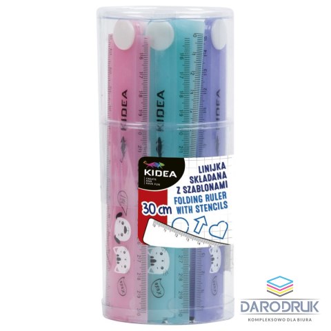 Kidea Linijka plastikowa 30cm Kidea (LS30CMSZKA)