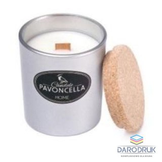 Pavoncella Świeczka ozdobna Grande Apple pie with cinnamon 170g Pavoncella (5906492907245)